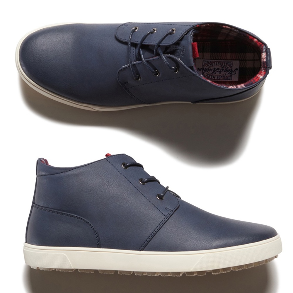 Flag & Anthem Men's Navy WESTON MID-TOP SNEAKER